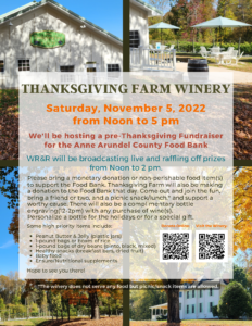 Thanksgiving Farm Fundraiser 2022